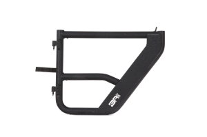 Jeep Wrangler Tube Doors - Rear - Body Armor 4x4 - Two-Stage Powder Coat Heavy Texture Finish - Black - `18-`21
